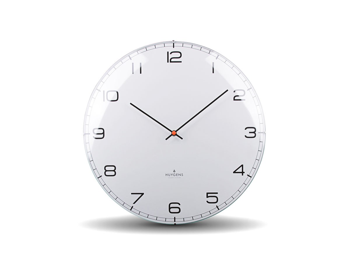 HUYGENS Wall clock dome35 white arabic / ホイヘンス ウォールクロック ドーム35 ホワイト アラビック (時計 > 壁掛け時計) 1