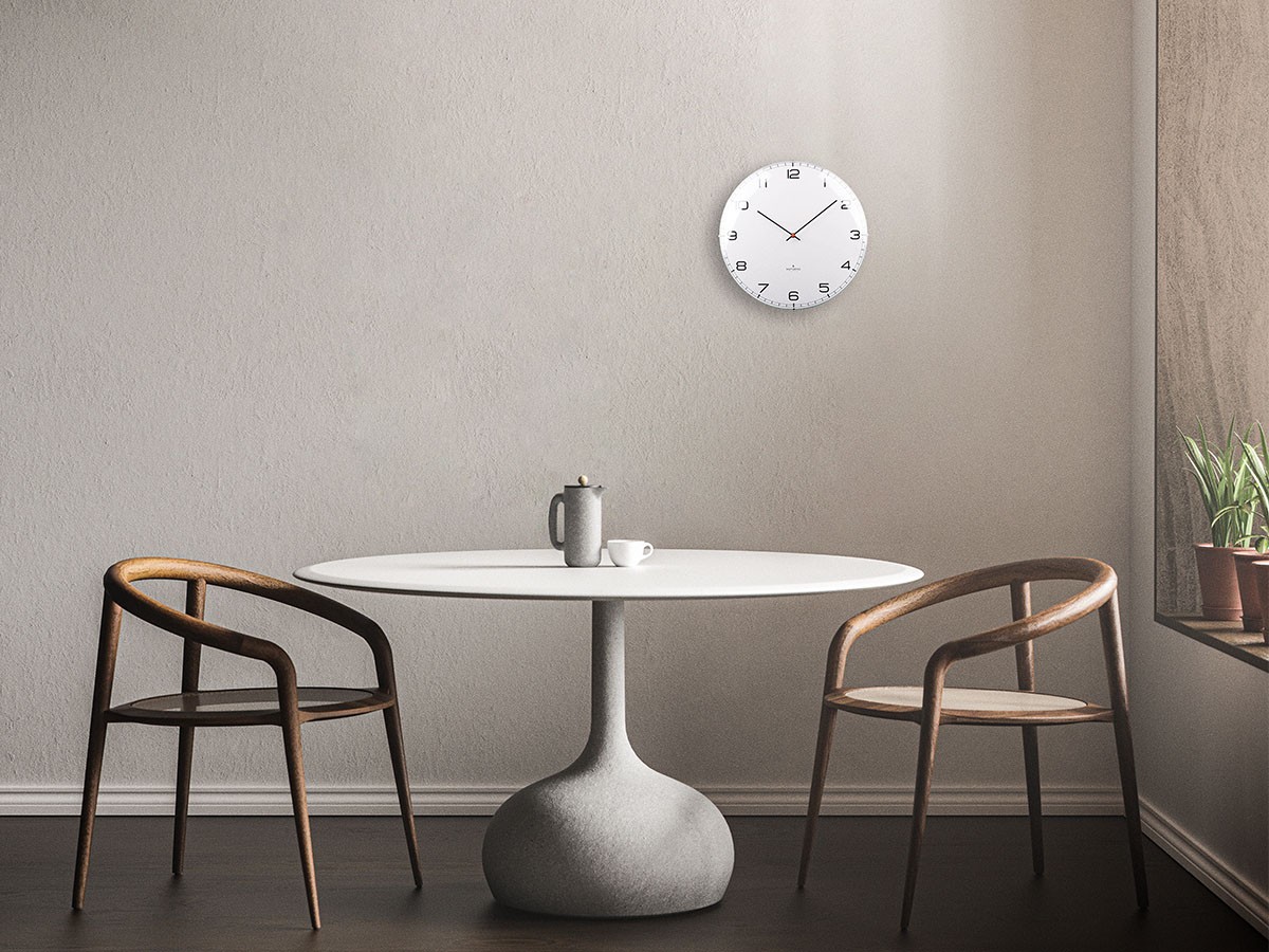 HUYGENS Wall clock dome35 white arabic / ホイヘンス ウォールクロック ドーム35  ホワイト アラビック （時計 > 壁掛け時計） 2
