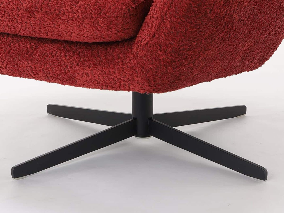 JOURNAL STANDARD FURNITURE MORROW LOUNGE CHAIR / ジャーナルスタンダードファニチャー モロー ラウンジチェア（ワイン） （チェア・椅子 > ラウンジチェア） 12