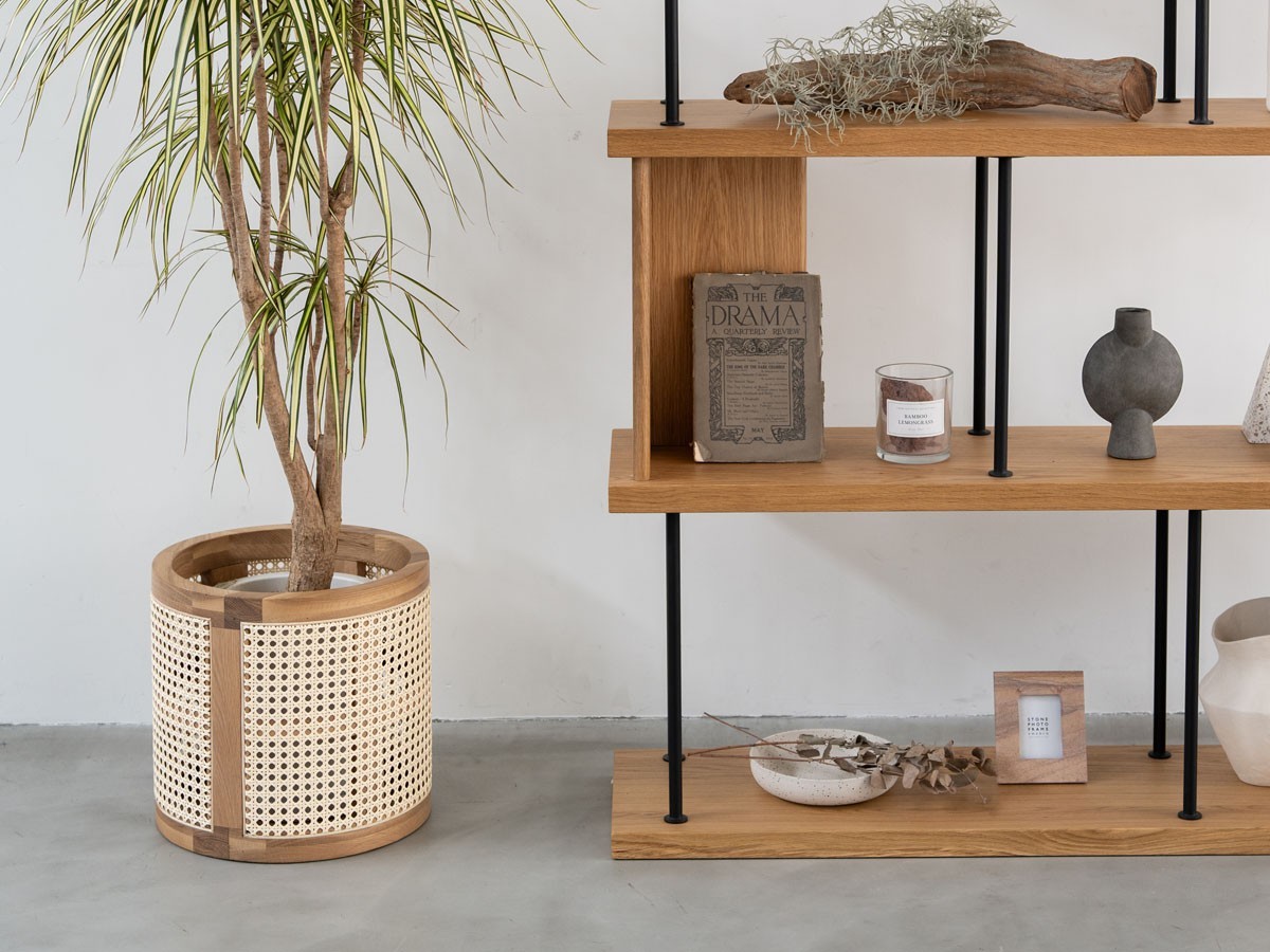 NOWHERE LIKE HOME MANAU Basket / ノーウェアライクホーム マナウ バスケット M （花器・プランター・グリーン > 鉢・プランターボックス） 10