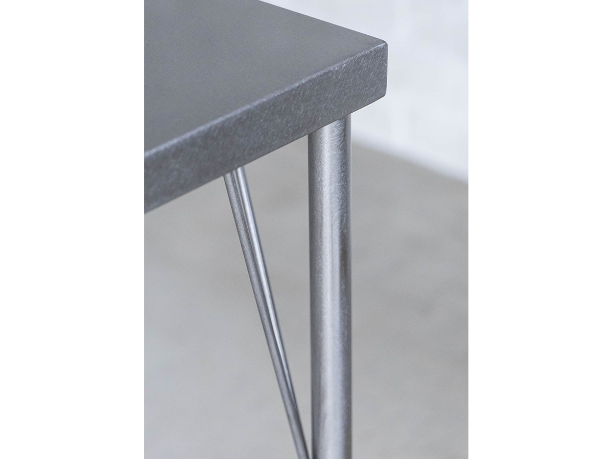 Knot antiques GYPSY DINING TABLE / ノットアンティークス ジプシー ダイニングテーブル
ステンレス天板 + No.2脚（ステンレス丸脚） （テーブル > ダイニングテーブル） 11
