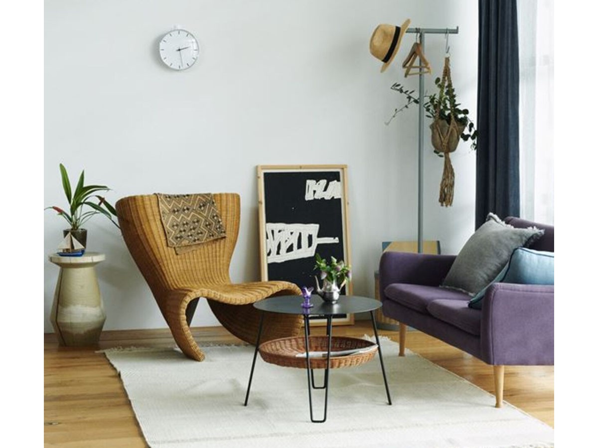 IDEE WALLABY LOW TABLE ROUND / イデー ワラビー ローテーブル ラウンド ブラック （テーブル > ローテーブル・リビングテーブル・座卓） 3