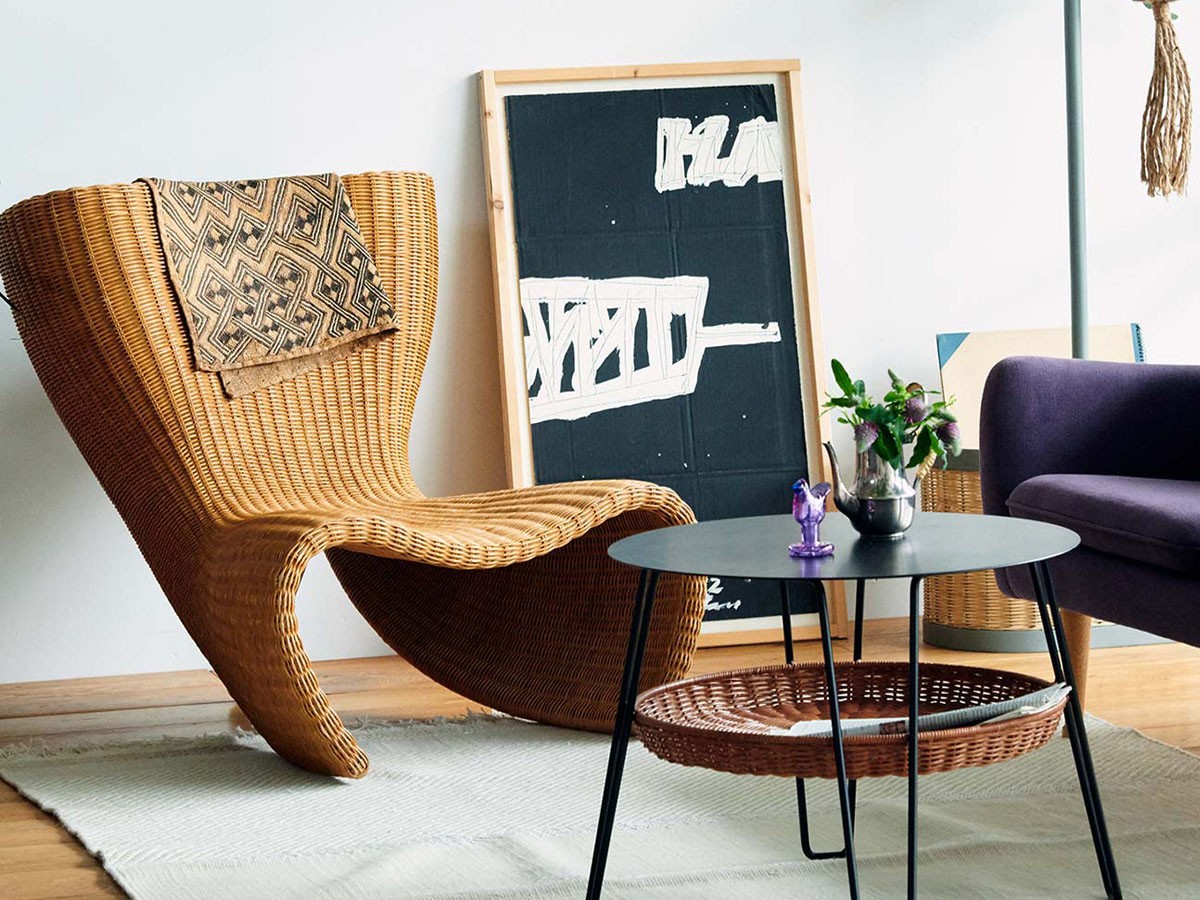 IDEE WALLABY LOW TABLE ROUND / イデー ワラビー ローテーブル ラウンド ブラック （テーブル > ローテーブル・リビングテーブル・座卓） 4