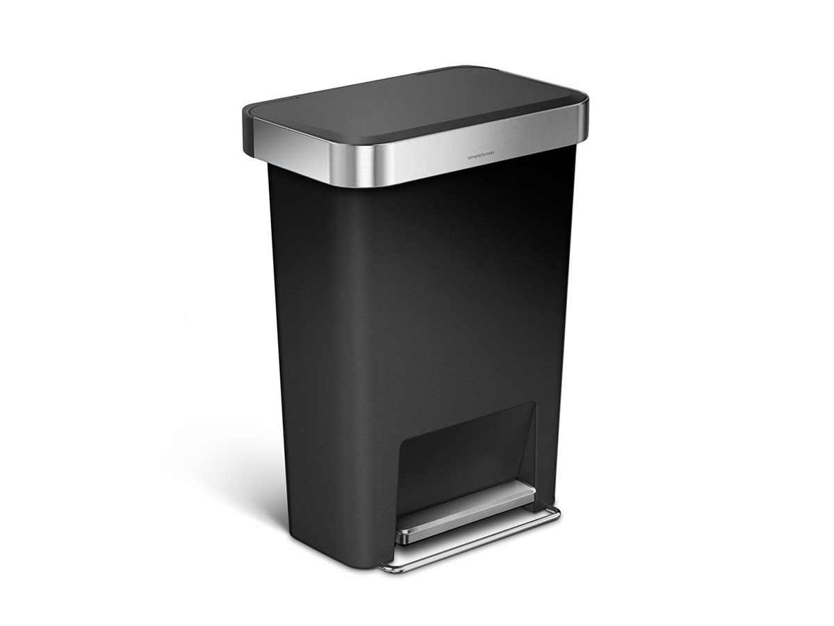 simplehuman STEP CAN / シンプルヒューマン ステップカン
レクタンギュラー ステップダストボックス ライナーポケット付 45L プラスチック （ごみ箱・玄関小物 > ごみ箱・ダストボックス） 9
