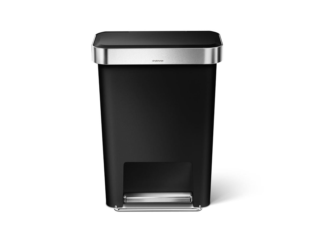 simplehuman STEP CAN / シンプルヒューマン ステップカン
レクタンギュラー ステップダストボックス ライナーポケット付 45L プラスチック （ごみ箱・玄関小物 > ごみ箱・ダストボックス） 10