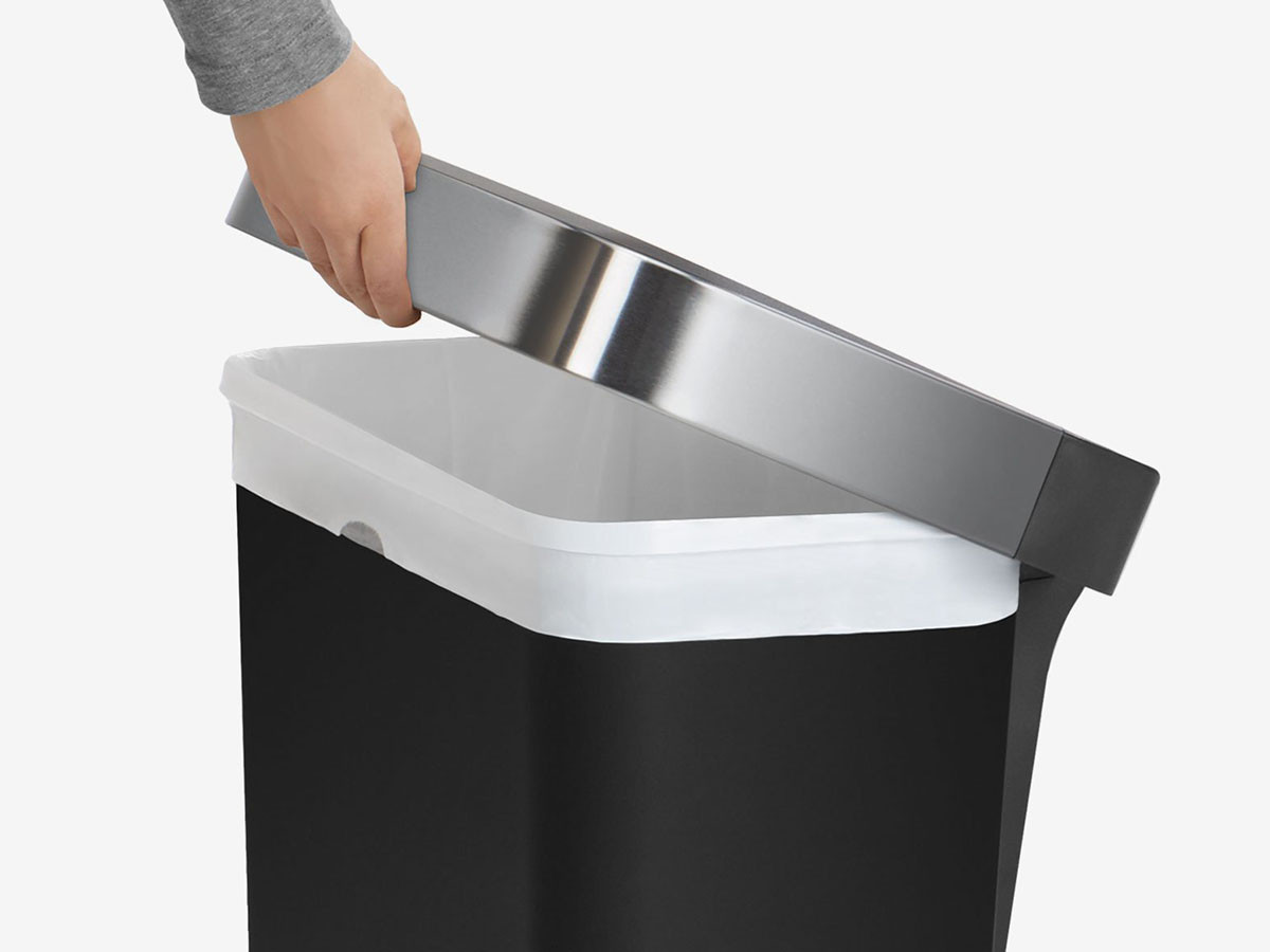 simplehuman STEP CAN / シンプルヒューマン ステップカン レクタンギュラー ステップダストボックス ライナーポケット付 45L  プラスチック - インテリア・家具通販【FLYMEe】