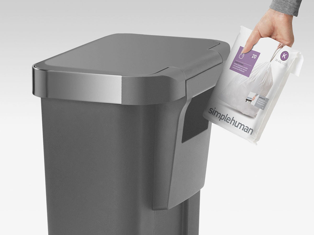 simplehuman STEP CAN / シンプルヒューマン ステップカン
レクタンギュラー ステップダストボックス ライナーポケット付 45L プラスチック （ごみ箱・玄関小物 > ごみ箱・ダストボックス） 4