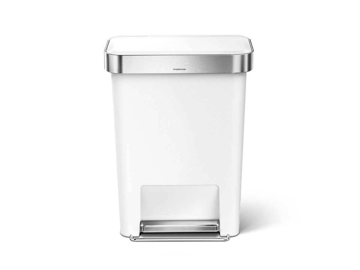 simplehuman STEP CAN / シンプルヒューマン ステップカン
レクタンギュラー ステップダストボックス ライナーポケット付 45L プラスチック （ごみ箱・玄関小物 > ごみ箱・ダストボックス） 7