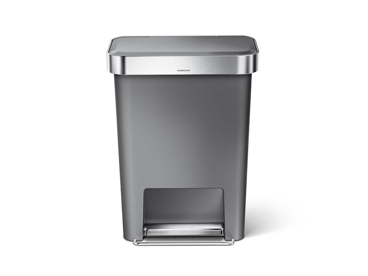 simplehuman STEP CAN / シンプルヒューマン ステップカン
レクタンギュラー ステップダストボックス ライナーポケット付 45L プラスチック （ごみ箱・玄関小物 > ごみ箱・ダストボックス） 15