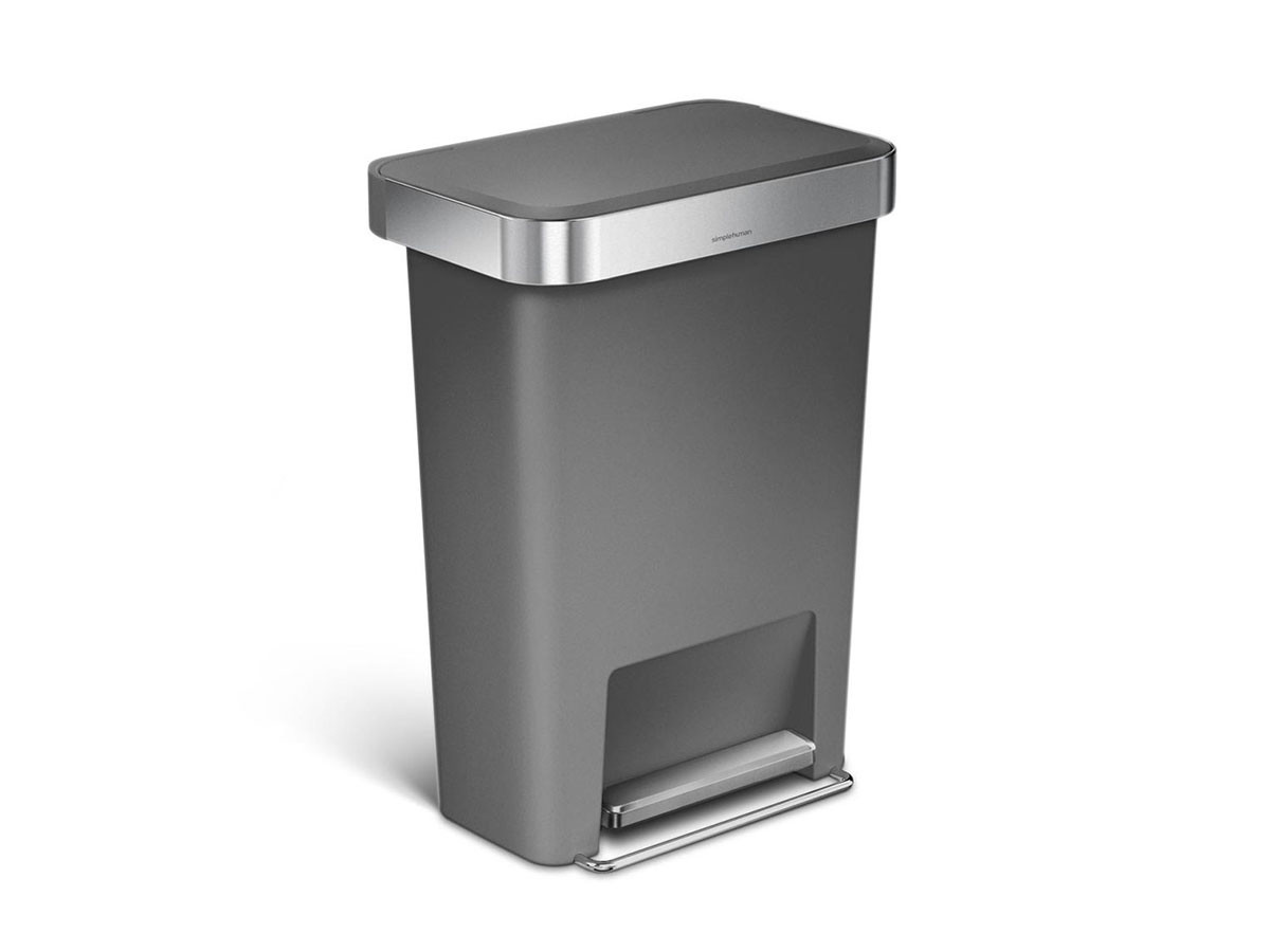 simplehuman STEP CAN / シンプルヒューマン ステップカン
レクタンギュラー ステップダストボックス ライナーポケット付 45L プラスチック （ごみ箱・玄関小物 > ごみ箱・ダストボックス） 14