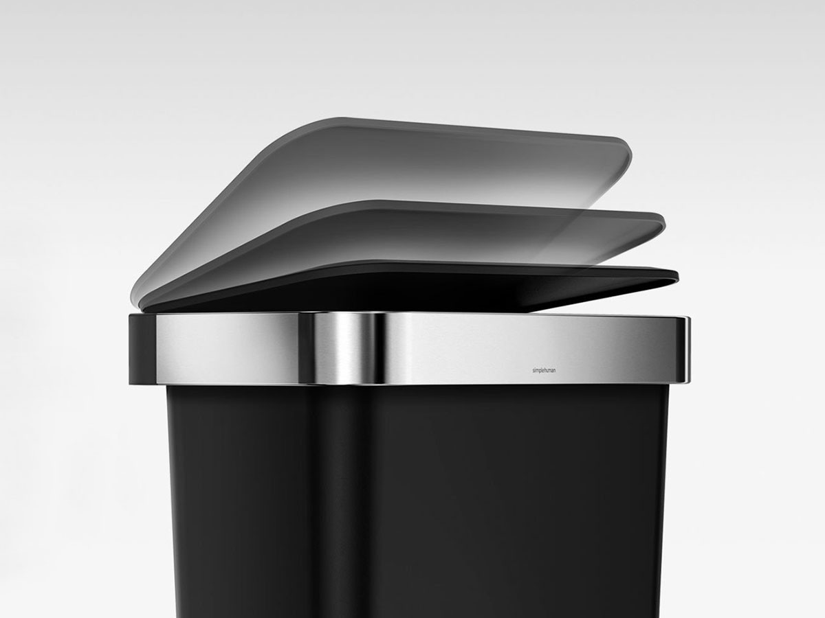 simplehuman STEP CAN / シンプルヒューマン ステップカン
レクタンギュラー ステップダストボックス ライナーポケット付 45L プラスチック （ごみ箱・玄関小物 > ごみ箱・ダストボックス） 2