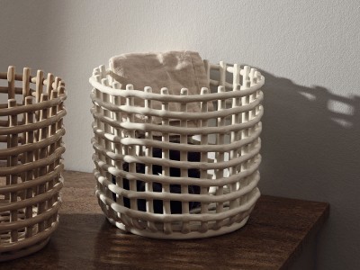 ferm LIVING Ceramic Basket L / ファームリビング セラミック