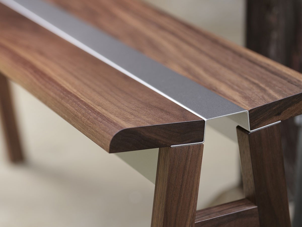 Fulcrum Hi.series bench walnut / フルクラム エイチアイシリーズ ベンチ（ウォールナット） （チェア・椅子 > ベンチ） 10