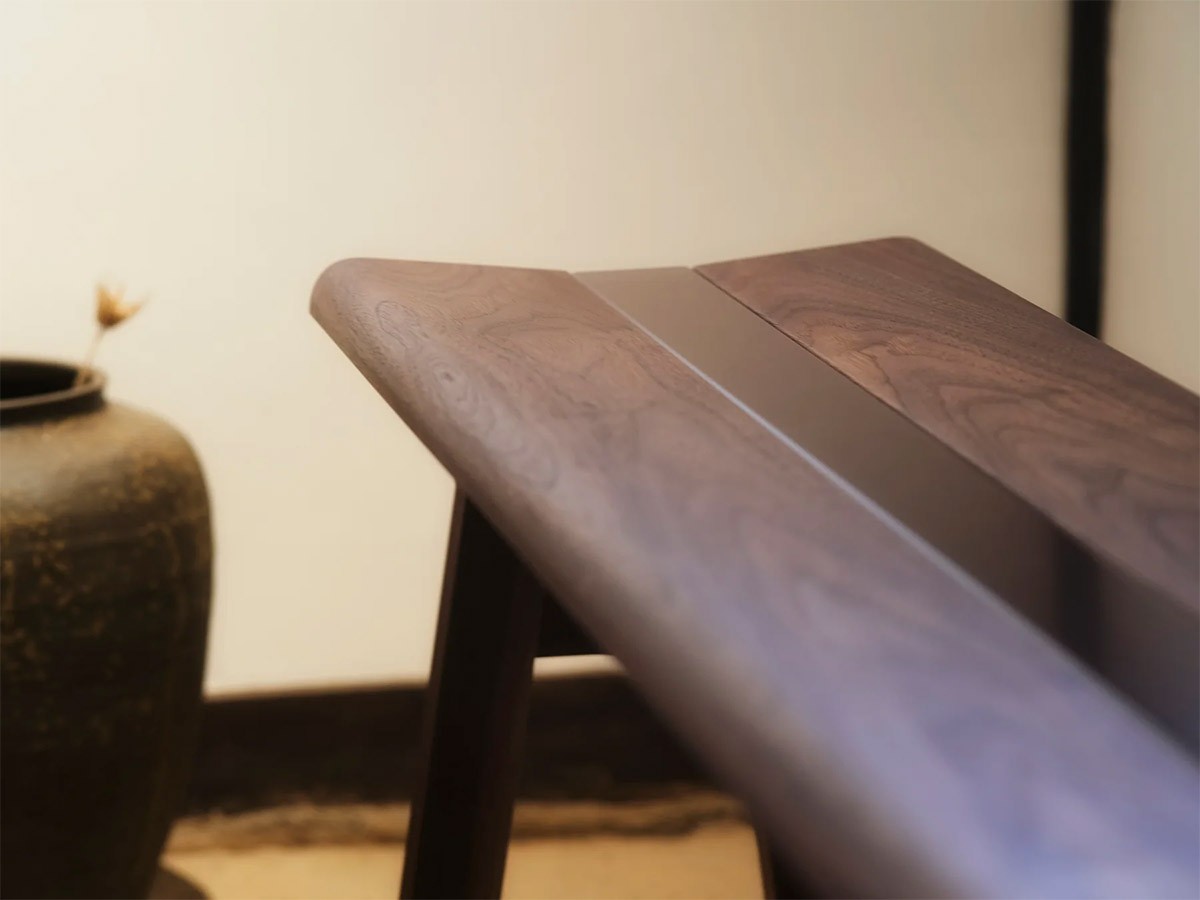 Fulcrum Hi.series bench walnut / フルクラム エイチアイシリーズ ベンチ（ウォールナット） （チェア・椅子 > ベンチ） 6