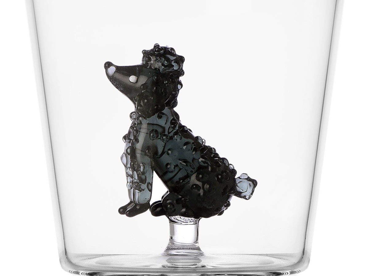 ICHENDORF MILANO Dogs Tumbler 
Poodle / イッケンドルフ・ミラノ ドッグス タンブラー 
プードル 350ml （食器・テーブルウェア > タンブラー・グラス） 2