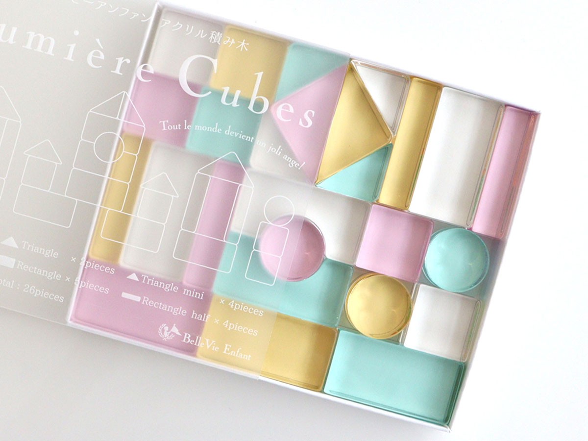 Lumiere Cubes Feerie / ルミエール キューブ フェリ
アクリル積み木 26ピース （キッズ家具・ベビー用品 > おもちゃ・玩具） 13