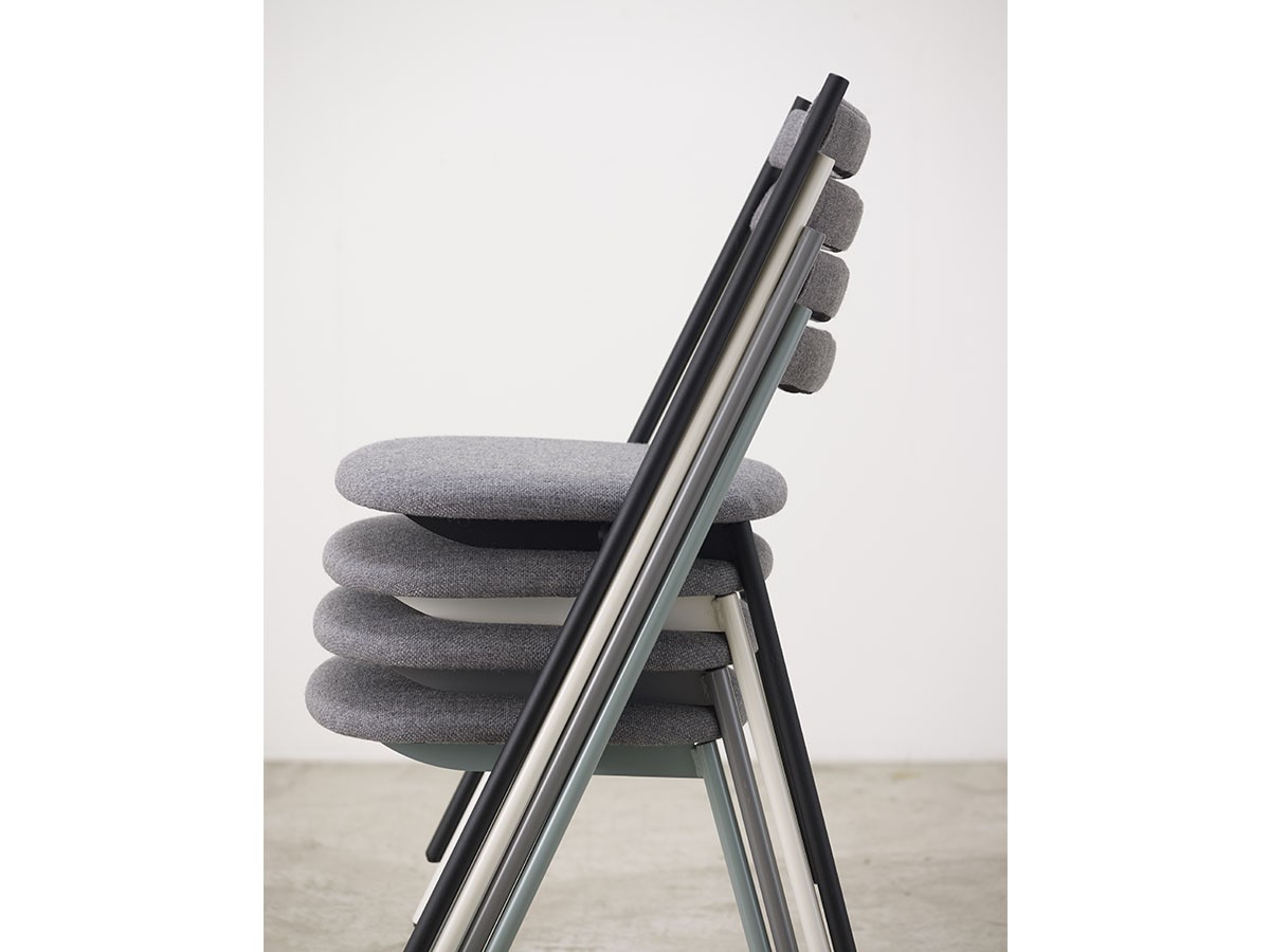 杉山製作所 WORKER stacking Chair / すぎやませいさくしょ ワーカー スタッキングチェア（背張り） （チェア・椅子 > ダイニングチェア） 7