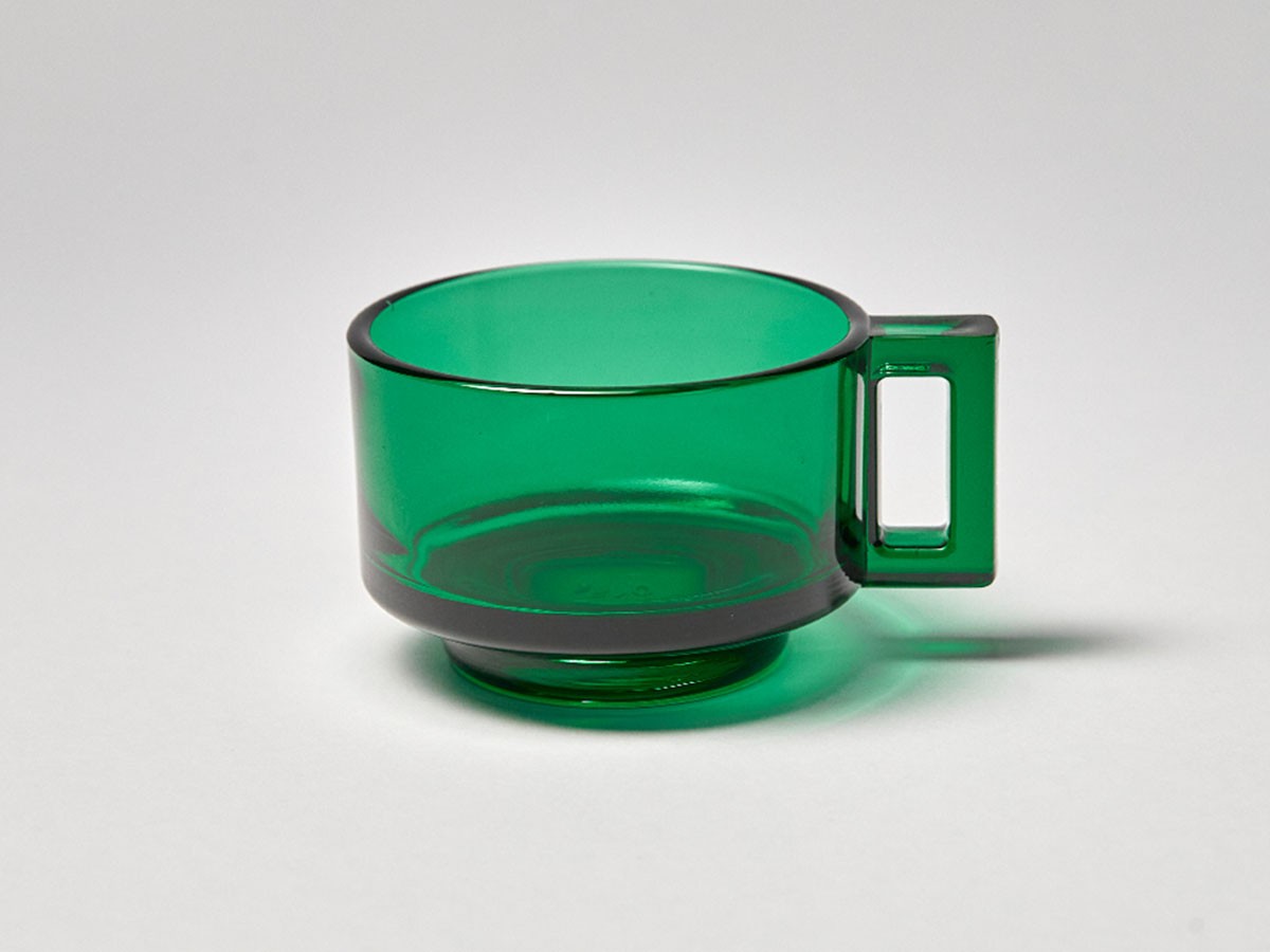 ARNO GLASS Cup & Saucer Green / アルノグラス カップ & ソーサー（グリーン） （食器・テーブルウェア > コーヒーカップ・ティーカップ） 7