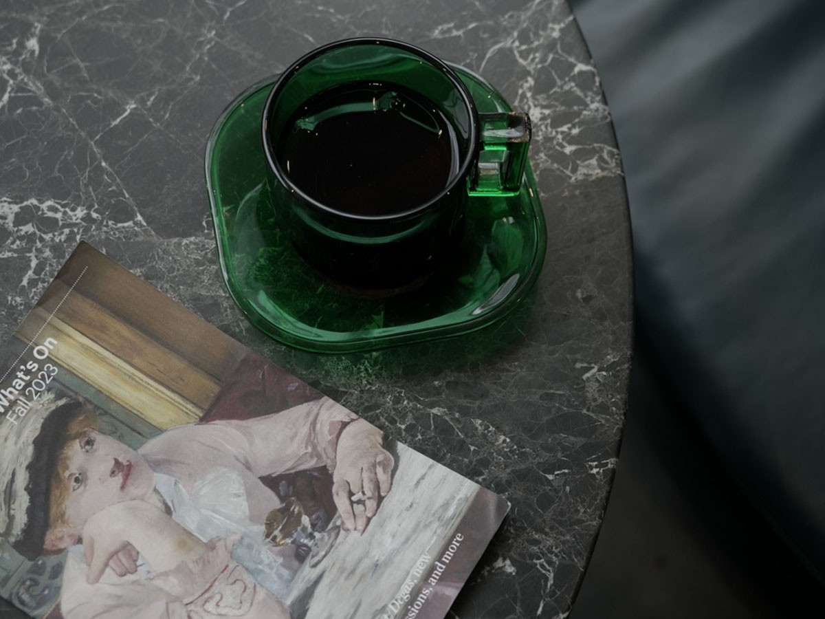 ARNO GLASS Cup & Saucer Green / アルノグラス カップ & ソーサー（グリーン） （食器・テーブルウェア > コーヒーカップ・ティーカップ） 3