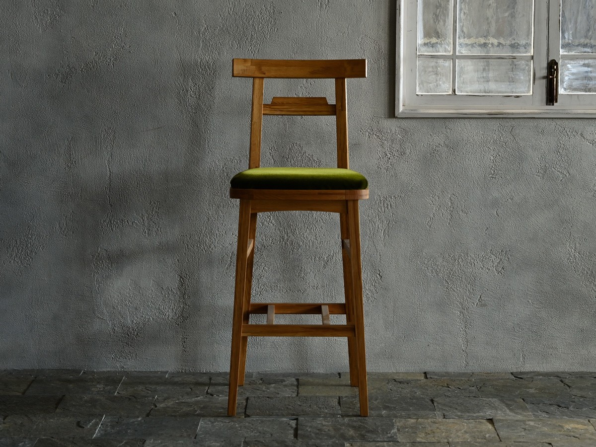 Nostalgic Whisky Couner Chair / ノスタルジックウヰスキー カウンターチェア（モケット） （チェア・椅子 > カウンターチェア・バーチェア） 2