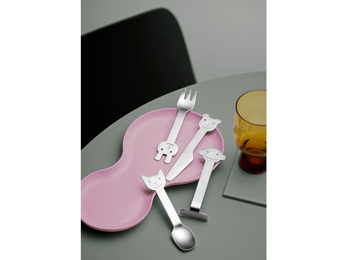 GENSE ANIMAL FRIENDS KIDS CUTLERY SET / ゲンセ アニマルフレンズ キッズカトラリーセット （食器・テーブルウェア > カトラリー） 2