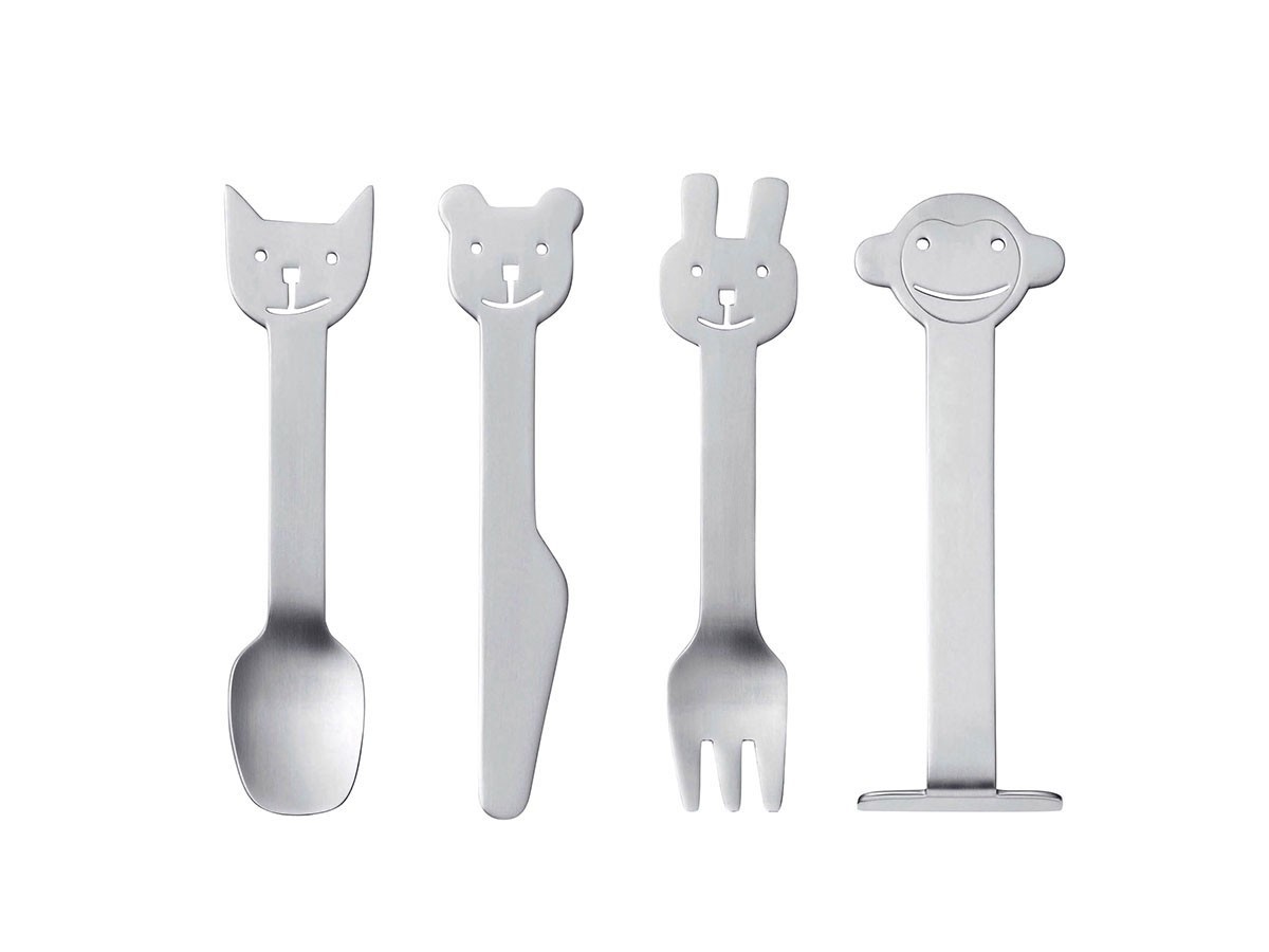 GENSE ANIMAL FRIENDS KIDS CUTLERY SET / ゲンセ アニマルフレンズ キッズカトラリーセット （食器・テーブルウェア > カトラリー） 1