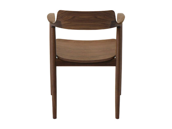 HIROSHIMA Arm Chair / ヒロシマ アームチェア 板座（ウォルナット） （チェア・椅子 > ダイニングチェア） 4