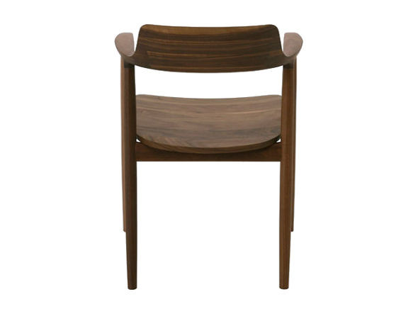 HIROSHIMA Arm Chair / ヒロシマ アームチェア 板座（ウォルナット） （チェア・椅子 > ダイニングチェア） 7