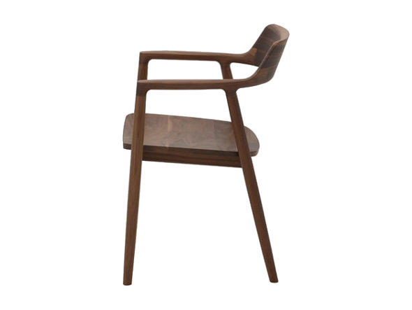 HIROSHIMA Arm Chair / ヒロシマ アームチェア 板座（ウォルナット） （チェア・椅子 > ダイニングチェア） 6
