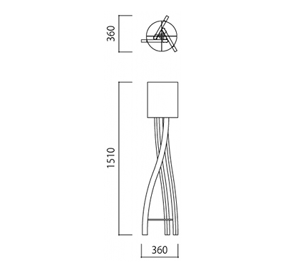 IDEE OCT FLOOR LAMP / イデー オクト フロア ランプ - インテリア