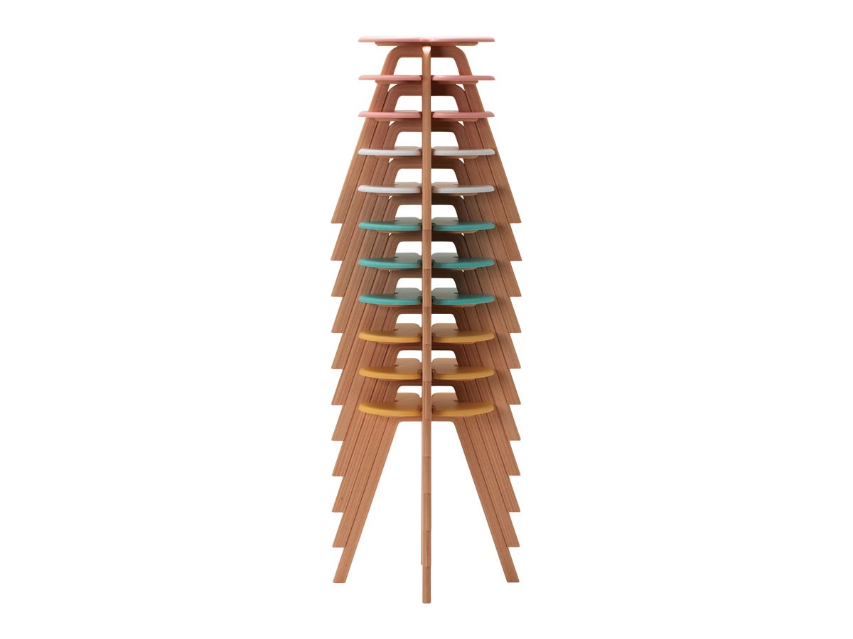 天童木工 Clover STOOL HIGH / てんどうもっこう クローバー スツール ハイタイプ （チェア・椅子 > スツール） 7