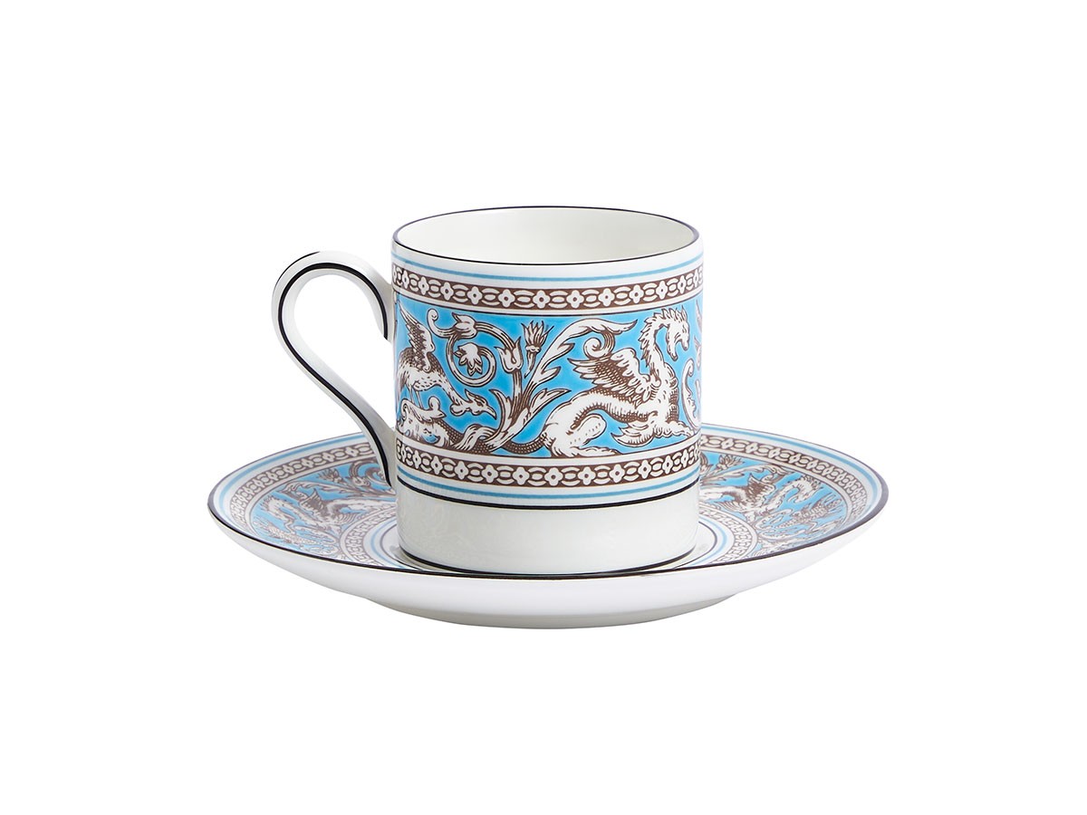 WEDGWOOD FLORENTINE TURQUOISE
COFFEE CUP & SAUCER / ウェッジウッド フロレンティーン ターコイズ
コーヒーカップ & ソーサー ボンド （食器・テーブルウェア > コーヒーカップ・ティーカップ） 1