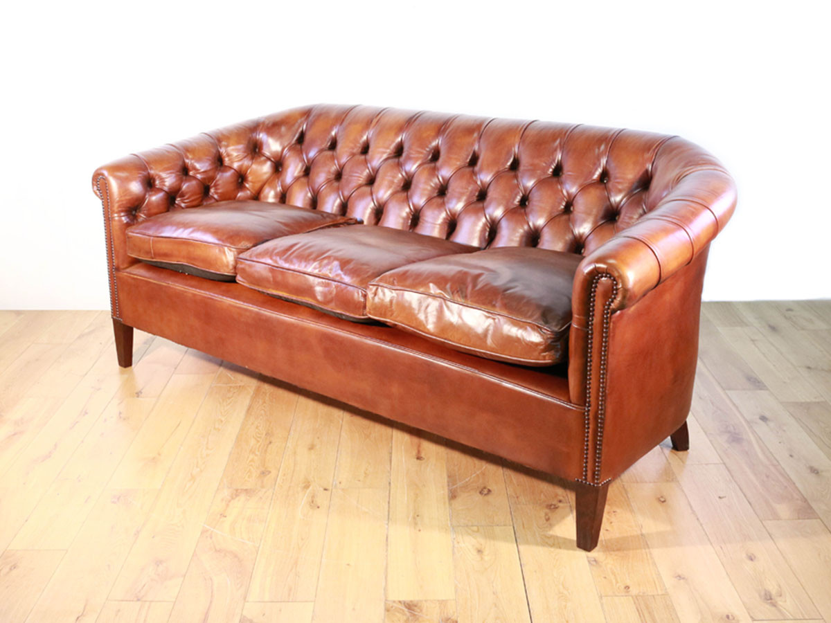 Lloyd's Antiques Reproduction Series Amsterdam Sofa 3P Buttan Back