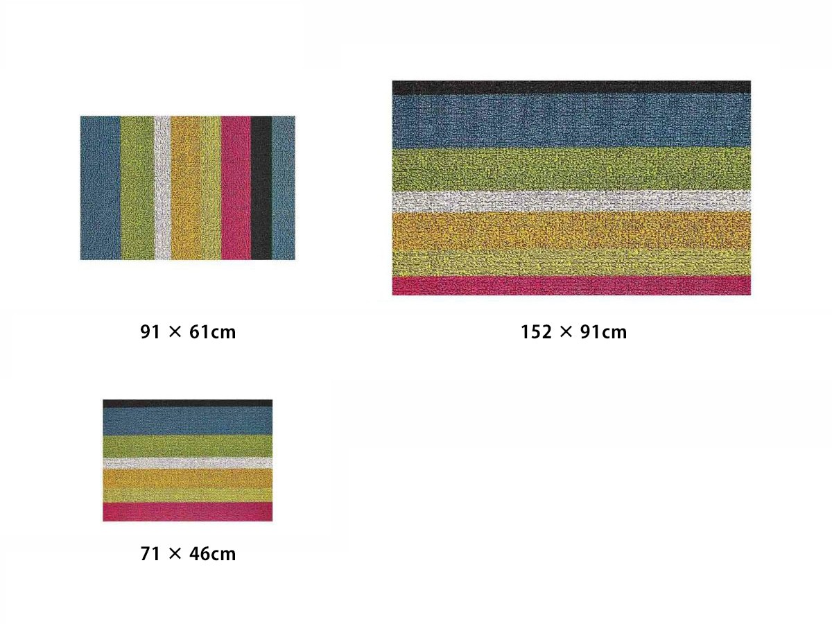 chilewich Bold Stripe Shag Mat / チルウィッチ ボールドストライプ シャグマット （ラグ・カーペット > ラグ・カーペット・絨毯） 66
