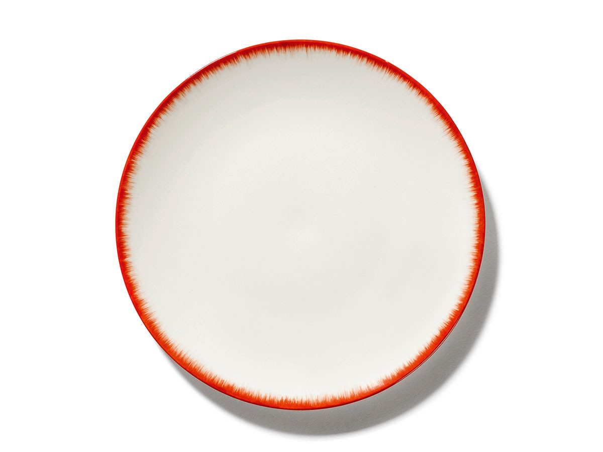 SERAX DE by ANN DEMEULEMEESTER
Plate 24cm White/Red Variation 2