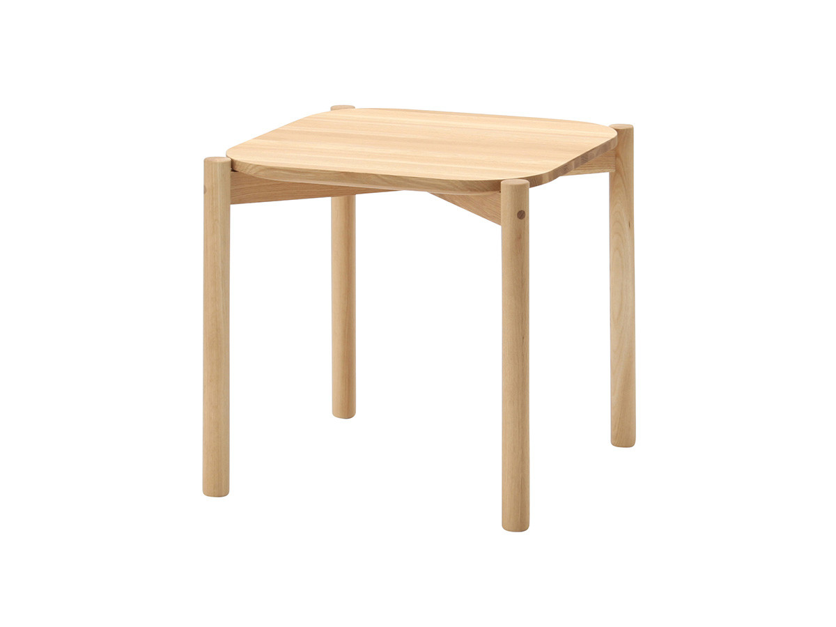 KARIMOKU NEW STANDARD CASTOR LOW TABLE 50 / カリモクニュースタンダード キャストールローテーブル 50（ピュアオーク） （テーブル > サイドテーブル） 1