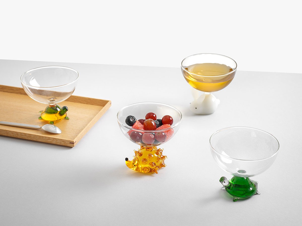 ICHENDORF MILANO Animal Farm Bowl 
White Rabbit / イッケンドルフ・ミラノ アニマルファーム ボウル 
ホワイトラビット 250ml （食器・テーブルウェア > お椀・ボウル） 2