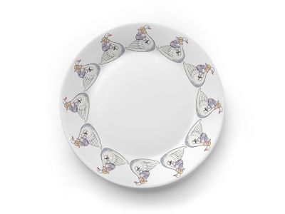 Design House Stockholm Elsa Beskow Collection Small Plate swan