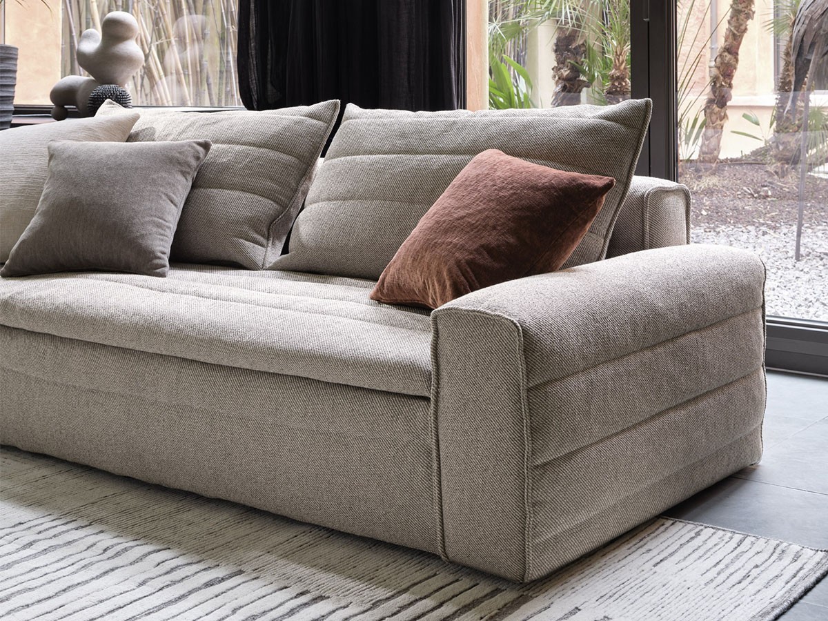 GERVASONI Samet Fix 10 Sofa / ジェルバゾーニ サメット フィックス 10 ソファ（グランデブークレ カライス） （ソファ > 三人掛けソファ） 8