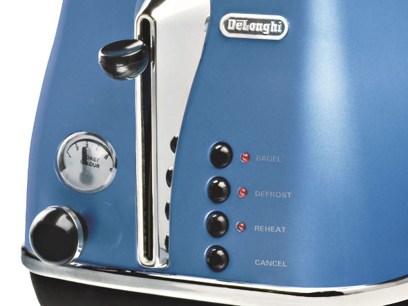 De'Longhi icona Pop‐up Toaster / デロンギ アイコナ ポップアップトースター（アズーロブルー） （キッチン家電・キッチン用品 > キッチン家電） 2