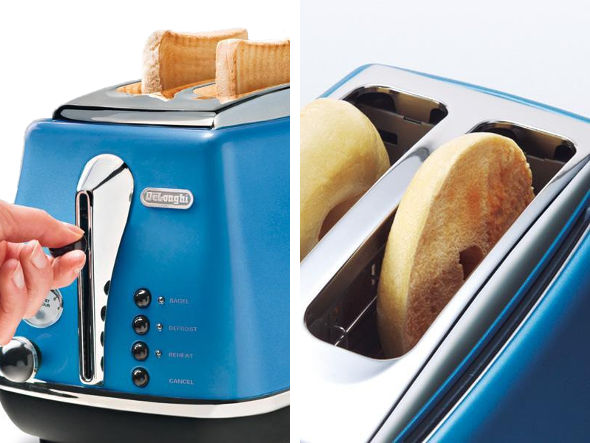 De'Longhi icona Pop‐up Toaster / デロンギ アイコナ ポップアップトースター（アズーロブルー） （キッチン家電・キッチン用品 > キッチン家電） 4