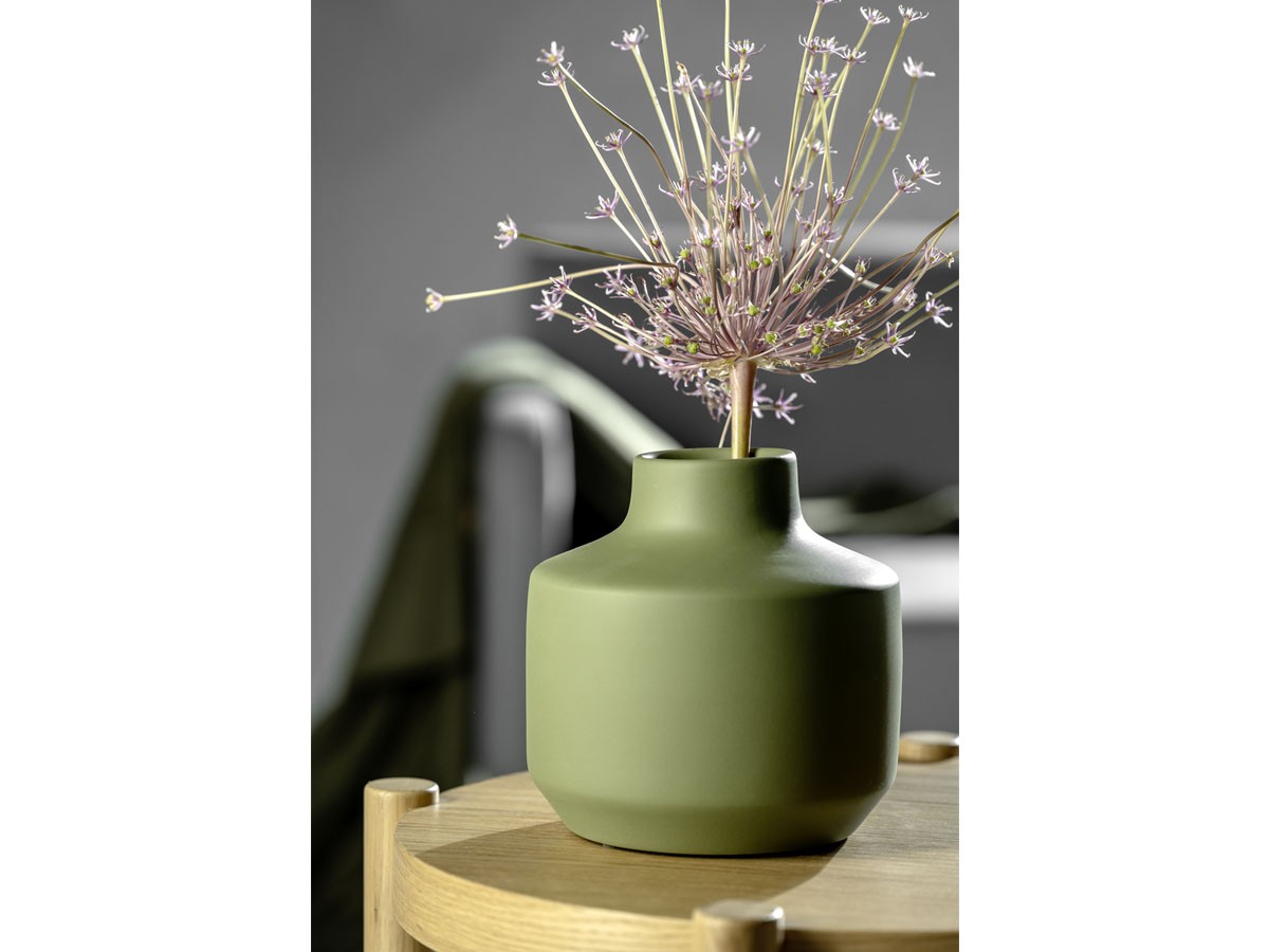 LEONARDO MILANO Ceramic Vase / レオナルド ミラノ セラミックベース 高さ19cm （花器・プランター・グリーン > 花瓶・フラワーベース） 3