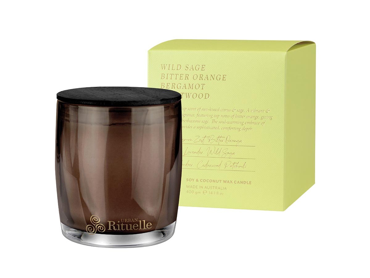 Urban Rituelle APOTHECA
SOY WAX CANDLE
WILD SAGE / アーバンリチュエル アポセカ ソイワックスキャンドル 400g（ワイルドセージ） （雑貨・その他インテリア家具 > ディフューザー・キャンドル） 1