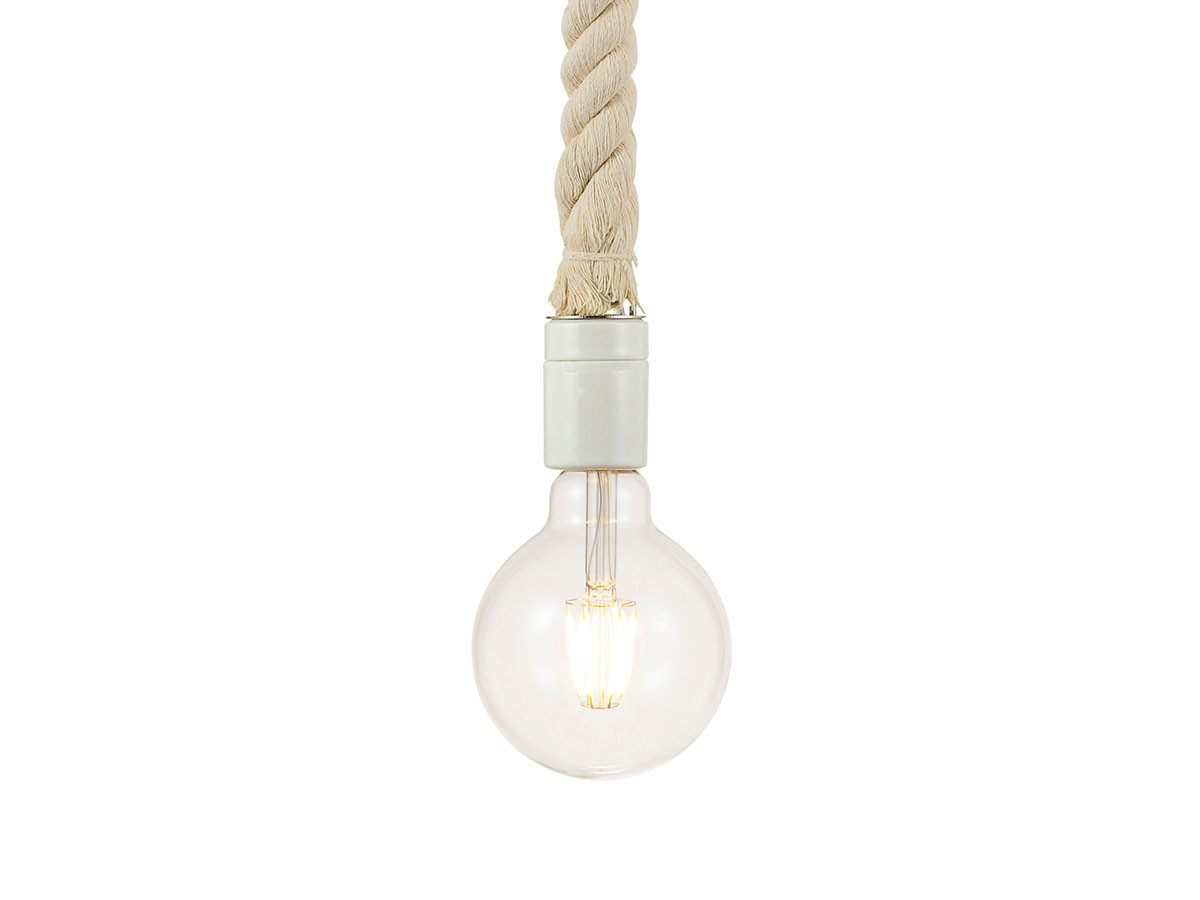 Rope socket + LED bulb / ロープソケット  + LED電球（ボール球） （ライト・照明 > ペンダントライト） 1