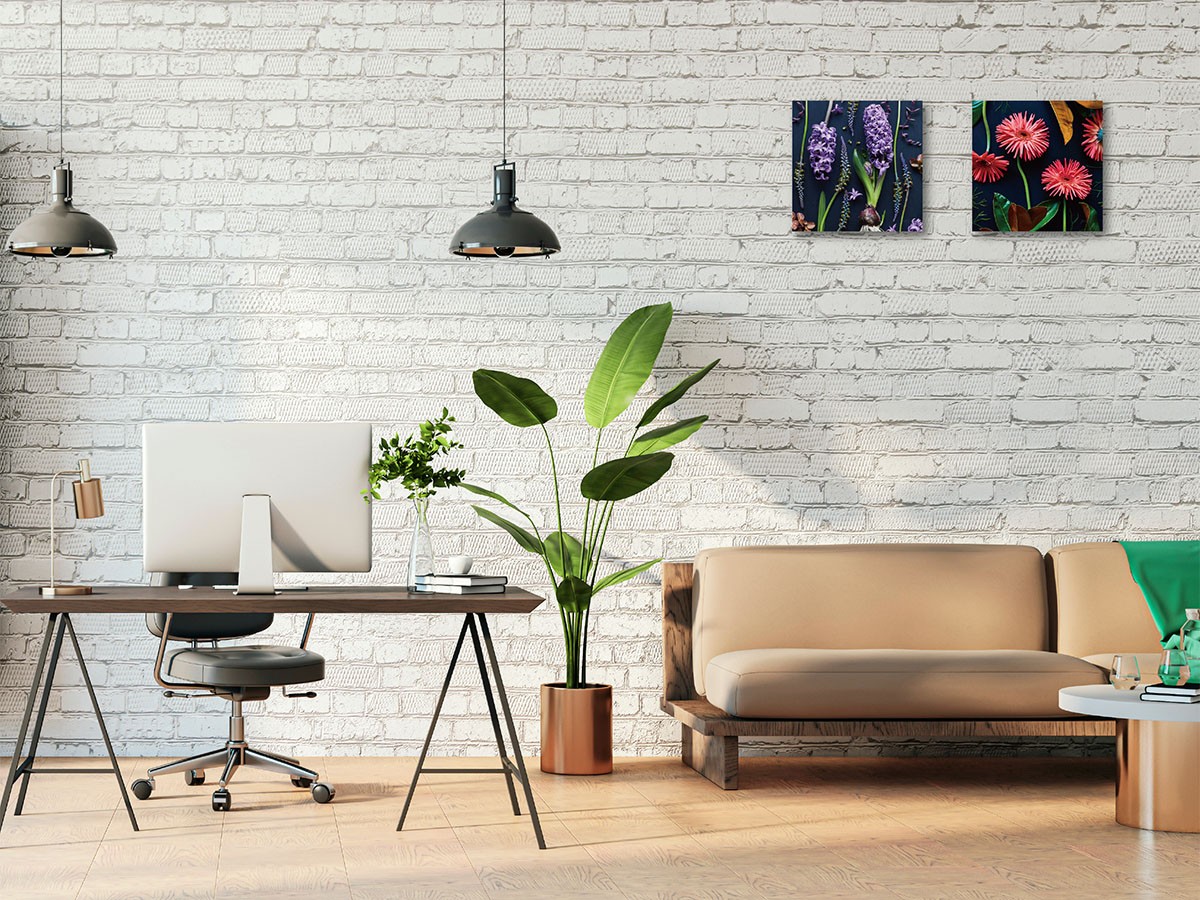 YOKO Takeuchi Botanic Daisy / ヨウコ タケウチ ボタニック デイジー スクエア （アート・オブジェ > フォトパネル・フォトアート） 3