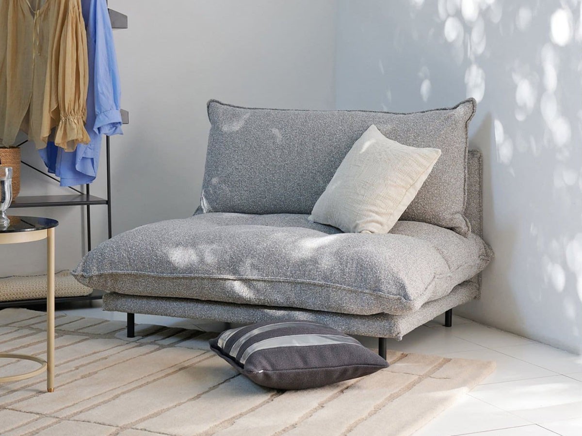 JOURNAL STANDARD FURNITURE PORTO SOFA Low / ジャーナルスタンダードファニチャー ポルト ソファ ロー 幅120cm（ブークレ） （ソファ > 一人掛けソファ） 6