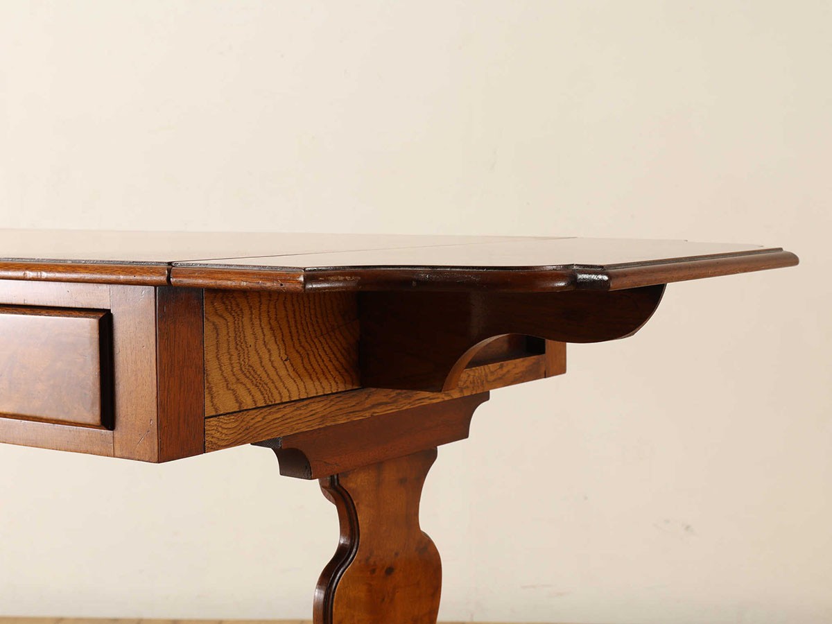 Lloyd's Antiques Real Antique 
Flap Top Side Table / ロイズ・アンティークス 英国アンティーク家具
フラップトップ サイドテーブル （デスク・机 > デスク・パソコンデスク・袖机） 12