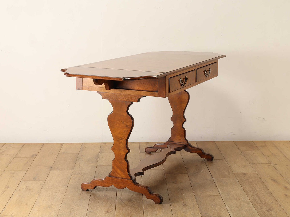 Lloyd's Antiques Real Antique 
Flap Top Side Table / ロイズ・アンティークス 英国アンティーク家具
フラップトップ サイドテーブル （デスク・机 > デスク・パソコンデスク・袖机） 5