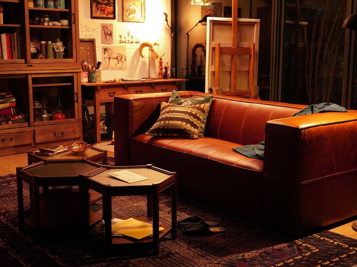 journal standard Furniture(ジャーナルスタンダードファニチャー)ELVERSON(エルバーソン) 本革 3人掛けソファ。ヴィンテージテイストやブルックリンスタイルなどに！ journal standard Furniture（ジャーナル スタンダード ファニチャー