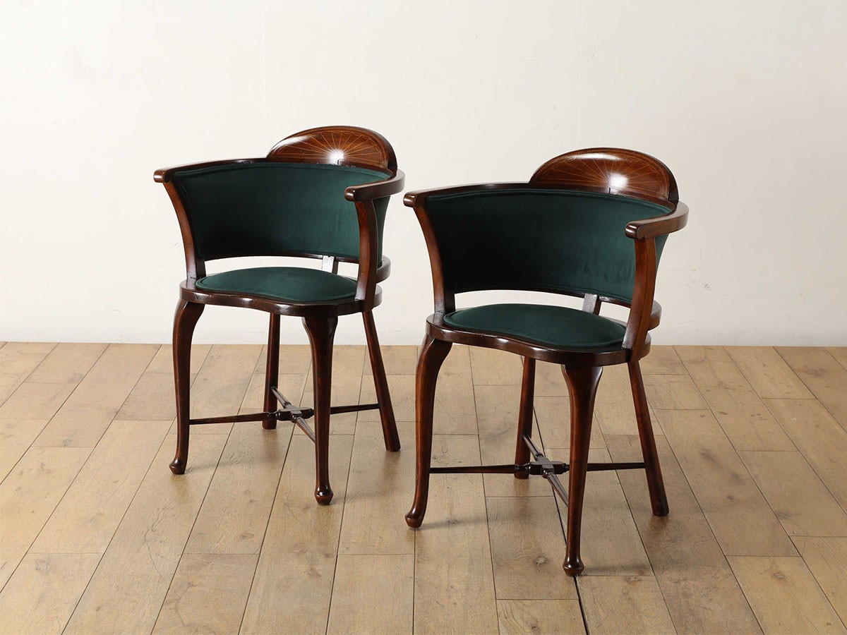 Lloyd's Antiques Real Antique 
Kidney Armchair / ロイズ・アンティークス 英国アンティーク家具
キドニーアームチェア （チェア・椅子 > ダイニングチェア） 4